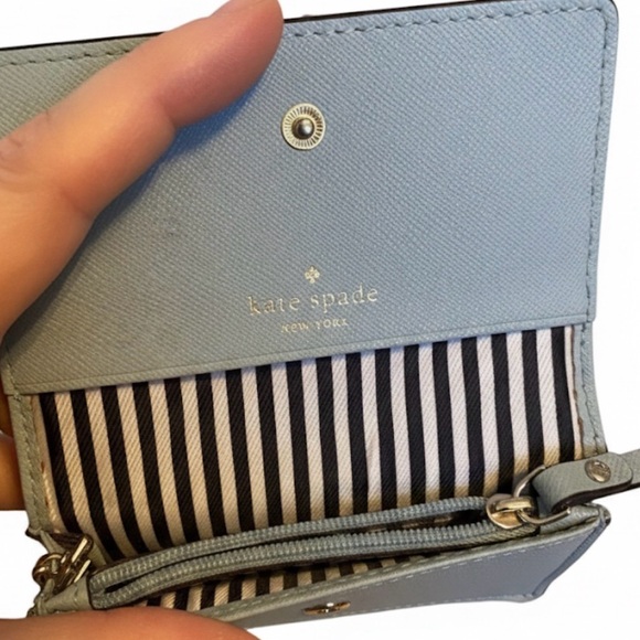 Kate Spade Blue Keychain Wallet - Picture 4 of 5